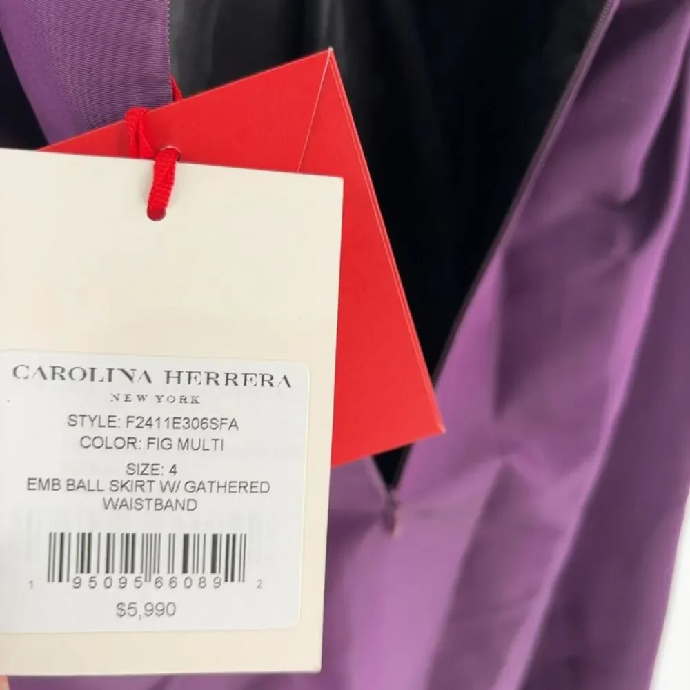 Carolina Herrera Silk Ball Skirt in Multicolor